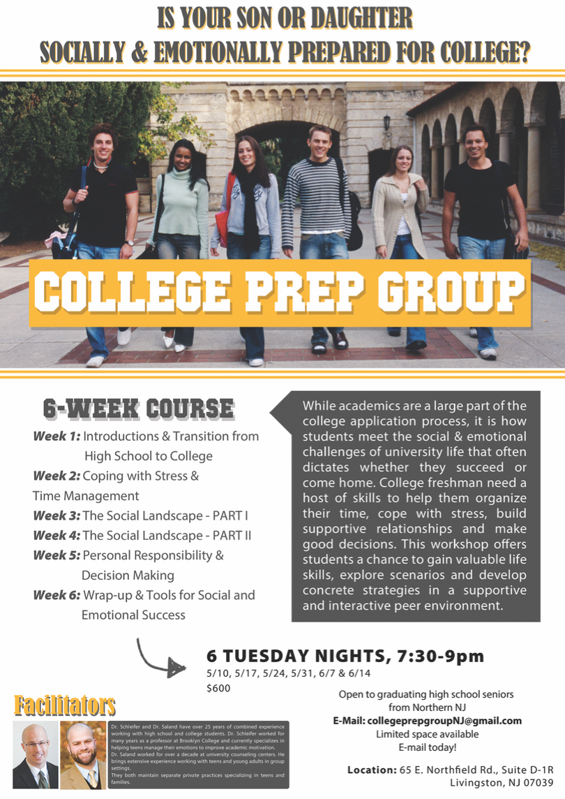 College Prep Group Flyer